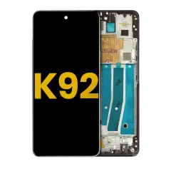 LCD Assembly With Frame For LG K92 5G (Refurbished) (Titan Gray)