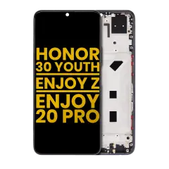 LCD Assembly With Frame For Honor 30 Youth / Huawei Enjoy Z 5G / Huawei Enjoy 20 Pro (Refurbished) (Magic Night Black)