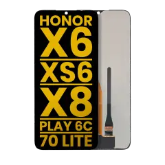LCD Assembly Without Frame For Honor X6 / X6S / X8 5G / Play 6C / 70 lite 5G  (Refurbished) (All Colors)