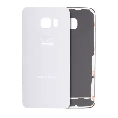 Back Cover Glass For Samsung Galaxy S6 Edge (Service Pack) (White)