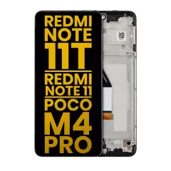 LCD Assembly With Frame For Xiaomi Redmi Note 11T 5G / Xiaomi Redmi Note 11 5G / Xiaomi Poco M4 Pro 5G (Refurbished) (All Colors)