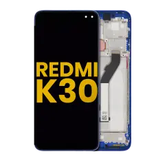 LCD Assembly With Frame For Xiaomi Redmi K30 5G (Refurbished) (Blue)