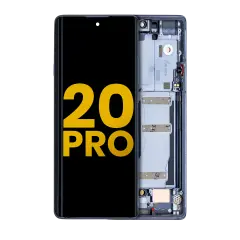OLED Assembly With Frame For TCL 20 Pro 5G (Refurbished) (Moondust Gray)