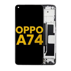 LCD Assembly With Frame For OPPO A74 5G (Refurbished) (All Colors)