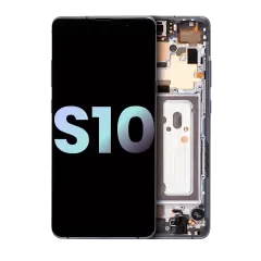 OLED Assembly With Frame For Samsung Galaxy S10 5G (Service Pack) (Majestic Black)