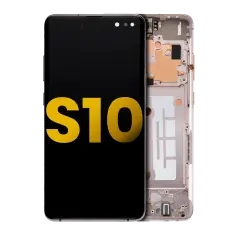 OLED Assembly With Frame For Samsung Galaxy S10 5G (Refurbished) (Royal Gold)