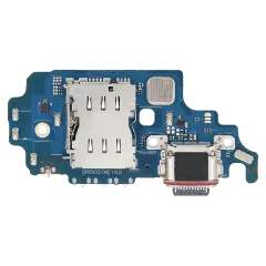 Charging Port Board With Sim Card Reader For Samsung Galaxy S21 Ultra 5G (G9980) (Asia Version) (Premium)