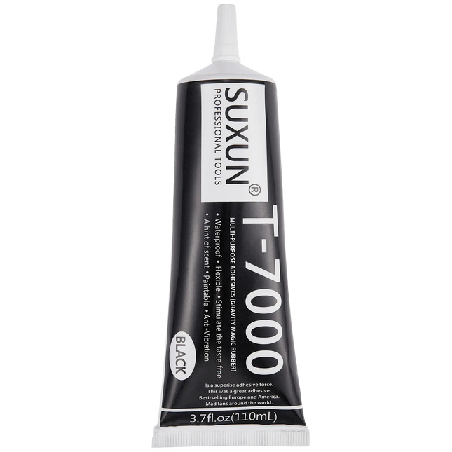Multi-Purpose High Strength Glue T7000 (15ml / Suxun) (Black)