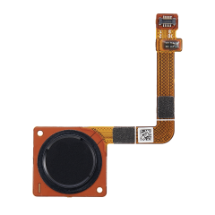 Home Button With Fingerprint Sensor Flex Cable For Motorola Moto G7 (XT1962 / 2019) (Ceramic Black)
