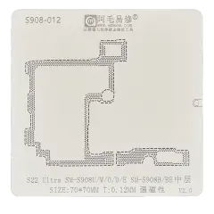 Reballing Stencil For Motherboard Middle Layer For Samsung Galaxy S22 Ultra (Amaoe)