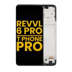 LCD Assembly With Frame For T-Mobile Revvl 6 Pro / T Phone Pro 5G (Refurbished) (All Colors)