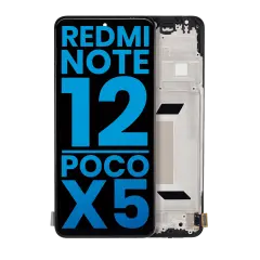 LCD Assembly With Frame For Xiaomi Redmi Note 12 5G / Poco X5 (Aftermarket: Incell) (All Colors)
