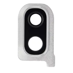 Back Camera Glass Lens and Cover Bezel For Samsung Galaxy A40 (A405 / 2019) (White)