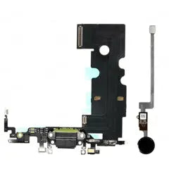 Home Button Solution W/ Charging Port For iPhone 8 Plus (Space Gray) (Version 2)