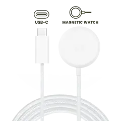 USB-C Magnetic Watch Charging Cable For Google Pixel Watch Series (1 m / 3.3 ft) (OEM Grade: A)