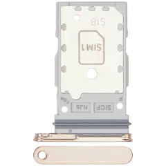 Dual Sim Card Tray For Samsung Galaxy S25 / S25 Plus (Premium) (Pink Gold)