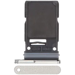 Single Sim Card Tray For Samsung Galaxy S25 Ultra (Titanium White Silver)