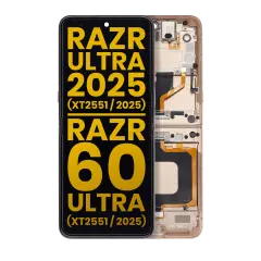 OLED Assembly With Frame For Motorola Razr Ultra 2025 (XT2551 / 2025) / Razr 60 Ultra (XT2551 / 2025) (Refurbished) (Mountain Trail)