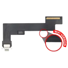 Charging Port Flex Cable For iPad Air 4 (WiFi Only) (Premium) (Green)
