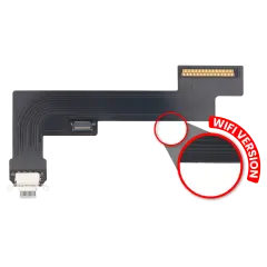 Charging Port Flex Cable For iPad Air 4 (WiFi Only) (Premium) (Sky Blue)