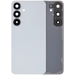 Back Cover Glass With Camera Lens For Samsung Galaxy S25 Plus 5G (No Logo) (Aftermarket Plus) (Icy Blue)