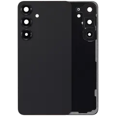 Back Cover Glass With Camera Lens For Samsung Galaxy S25 Plus 5G (No Logo) (Aftermarket Plus) (Blue Black)