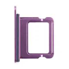 Single SIM Card Tray For iPhone 16 / 16 Plus (Genuine OEM) (Pink)