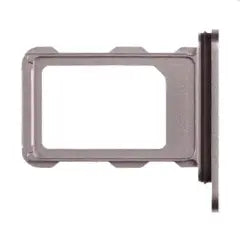 Single SIM Card Tray For iPhone 16 Pro / 16 Pro Max (Genuine OEM) (White Titanium)