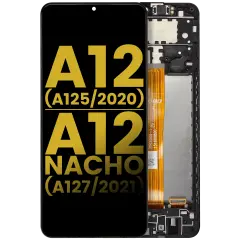 LCD Assembly With Frame For Samsung Galaxy A12 (A125 / 2020) / A12 Nacho (A127 / 2021) (Refurbished) (All Colors)