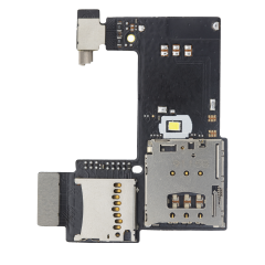 Sim Card Reader Flex With Board For Motorola Moto G2 (XT1068 / 2014) (Single Sim)