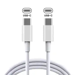 USB-C to C Cable For iPhone / iPad (1 m / 3 ft) (OEM Grade New) (Bulk Packaging) (10 Pack)