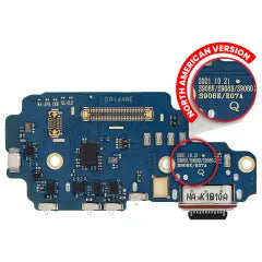 Charging Port Board With Sim Card Reader For Samsung Galaxy S22 Ultra 5G (US Version) (Premium)