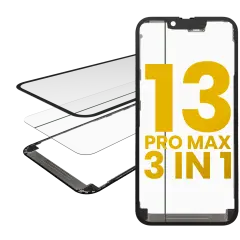 3 in 1  (Glass With OCA Pre-Installed + Frame) For iPhone 13 Pro Max (OCA Master)