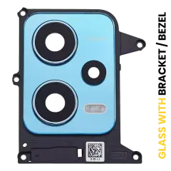 Back Camera Lens With Bracket / Bezel For Xiaomi Redmi Note 12 5G (Mystique Blue)