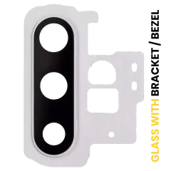 Back Camera Lens With Bracket / Bezel For Samsung Galaxy Note 10 Plus / 5G (Aura White)