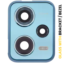 Back Camera Lens With Bracket / Bezel For Xiaomi Redmi Note 12 Pro 5G (Blue)