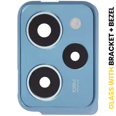 Back Camera Lens With Bracket / Bezel For Xiaomi Redmi Note 12 Pro Speed (Blue) / Poco X5 Pro 5G