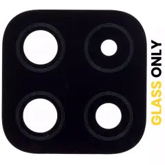 Back Camera Lens (Glass Only) With Adhesive For Samsung Galaxy A22 5G (A226 / 2021) (Black)