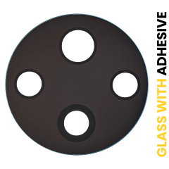Back Camera (Ultra Wide / Depth / Macro) Lens (Glass Only) With Adhesive For Honor 50
