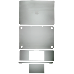 4in1 (Top, Bottom, Keyboard, Trackpad) Skin For MacBook Pro 13" A1989 (2018-2019) / A2159 (2019) / A1706 (2016-2017) (Space Gray)