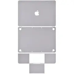 4in1 (Top, Bottom, Keyboard, Trackpad) Skin For MacBook 12"A1534 (2015-2017) (Space Gray)
