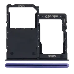 Single Sim Card Tray For Samsung Galaxy A41 (A415 / 2020) (Prism Crush Black)