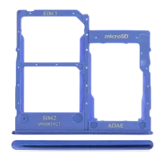 Dual Sim Card Tray For Samsung Galaxy A41 (A415 / 2020) (Prism Crush Blue)