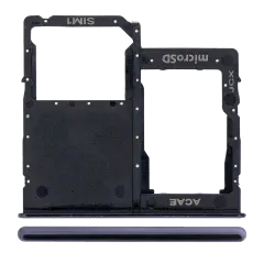Single Sim Card Tray For Samsung Galaxy A31 (A315 / 2020) (Prism Crush Black)