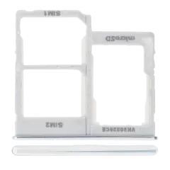 Dual Sim Card Tray For Samsung Galaxy A40 (A405 / 2019) (White)