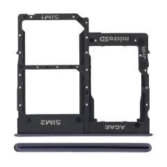 Dual Sim Card Tray For Samsung Galaxy A31 (A315 / 2020) (Prism Crush Black)