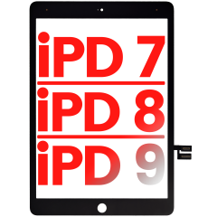 Digitizer For iPad 7 (2019) / iPad 8 (2020) / iPad 9 (2021) (Aftermarket Plus) (Black)