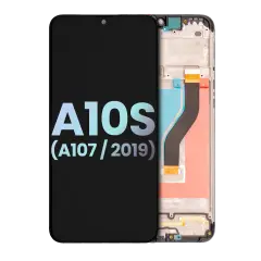 LCD Assembly With Frame For Samsung Galaxy A10s (A107 / 2019) (Service Pack) (All Colors)