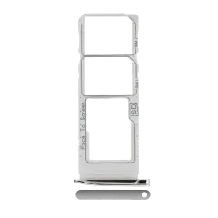 Dual Sim Card Tray For Motorola Moto G7 (XT1962 / 2019) / G7 Plus (XT1965-2 / 2019) (Silver)