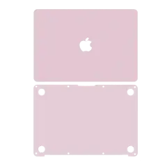 2 in 1 (Top and Bottom) Skin For  MacBook 12" A1534 (2015-2017) (Rose Gold)